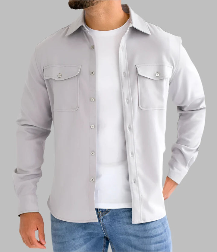 The Verona Overshirt - Grey