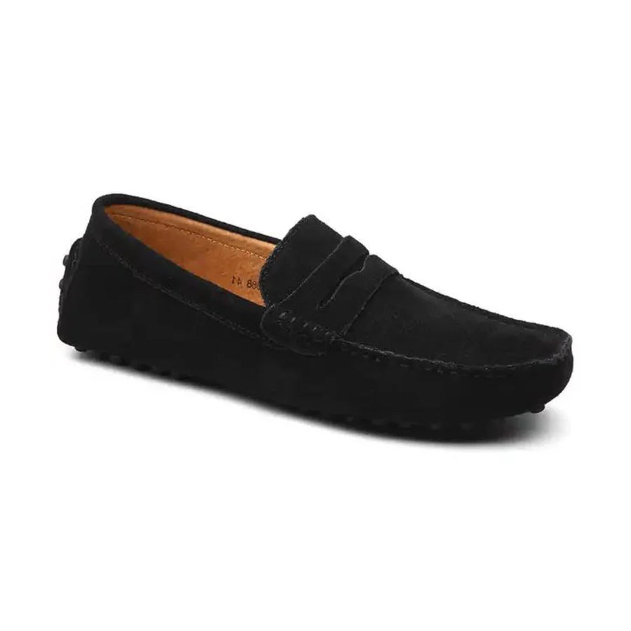 Italian Driver Suede Loafers