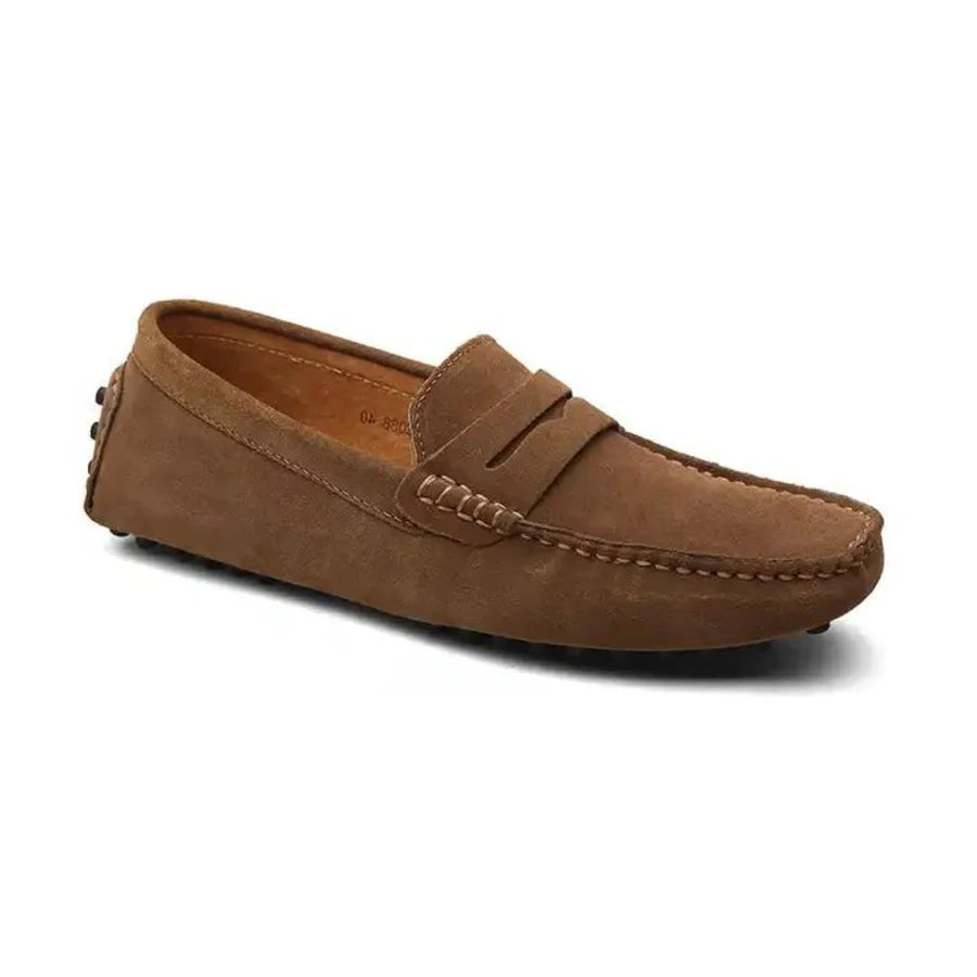 Italian Driver Suede Loafers