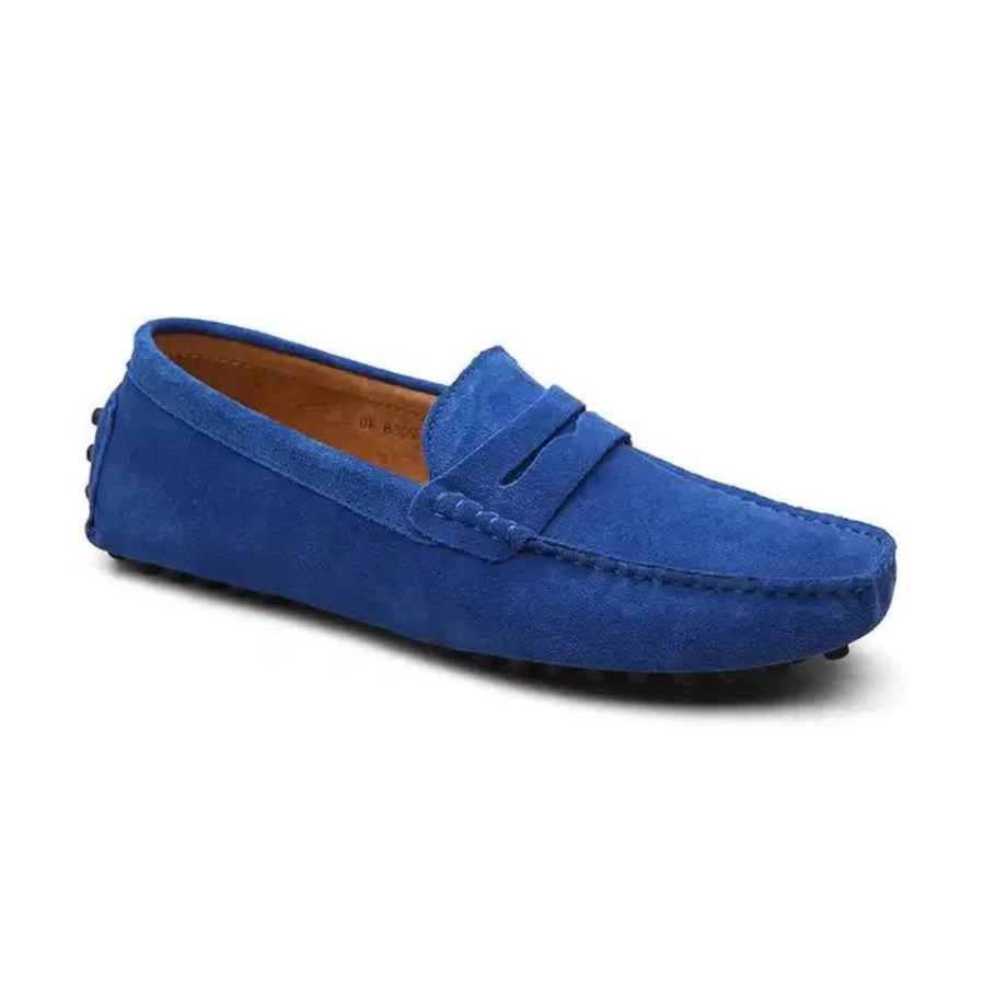 Italian Driver Suede Loafers