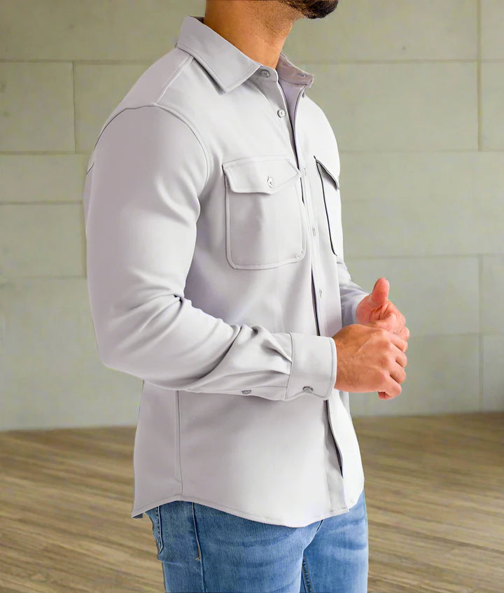 The Verona Overshirt - Grey