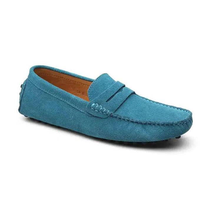 Italian Driver Suede Loafers