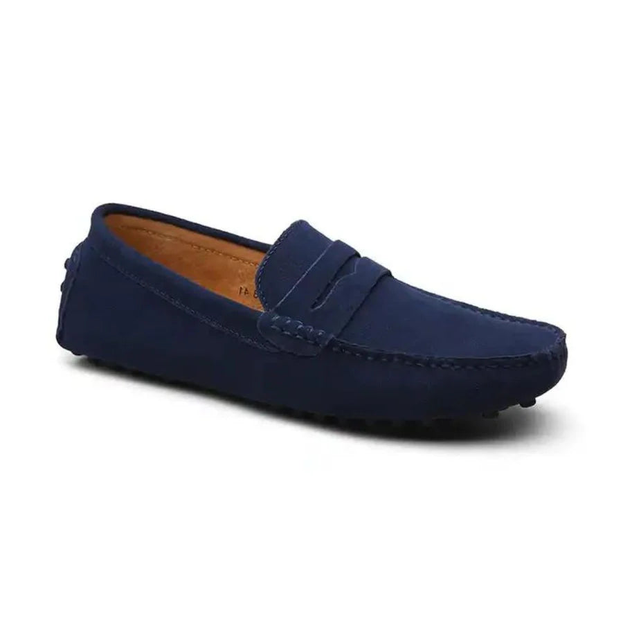 Italian Driver Suede Loafers