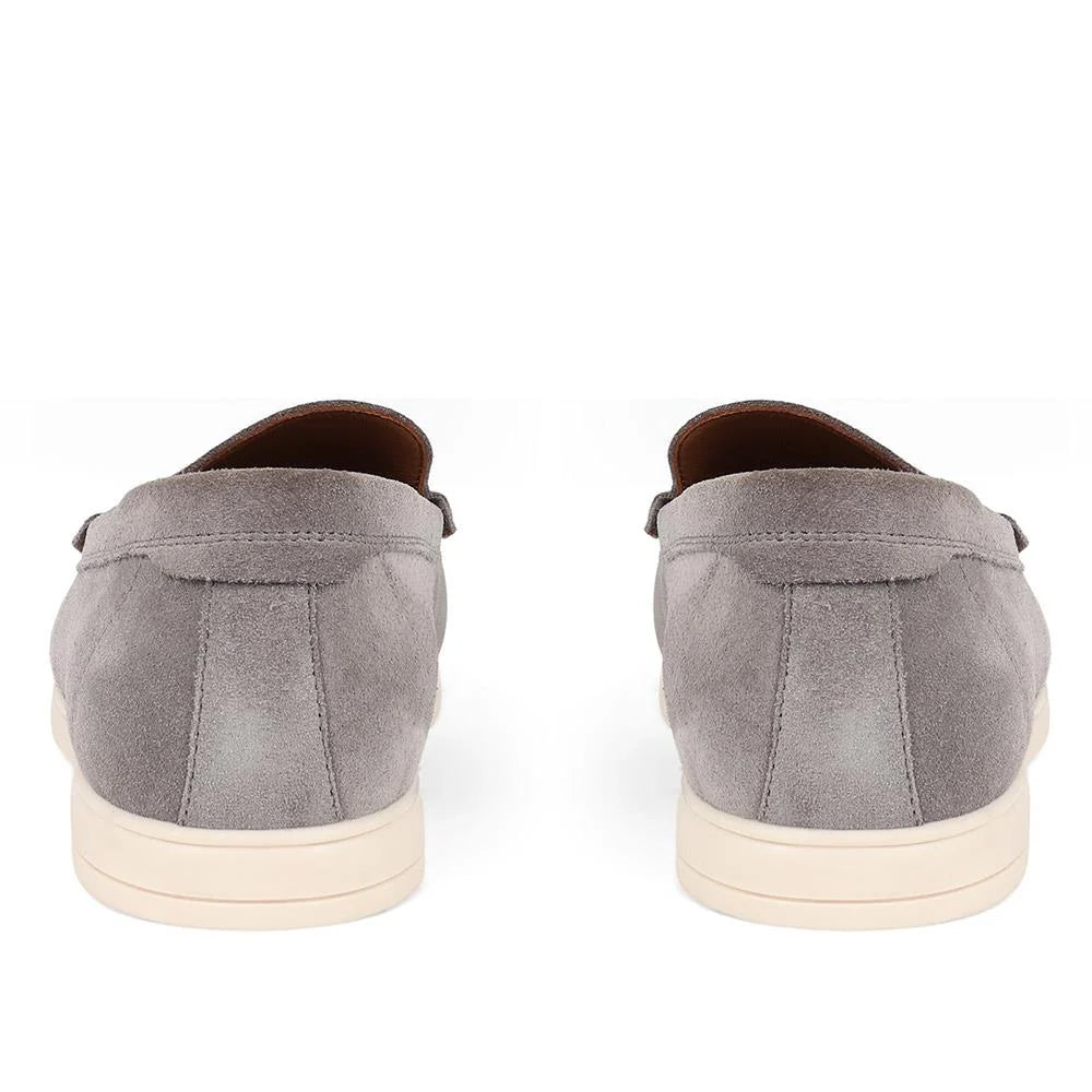 Posh Club Suede Loafers grey