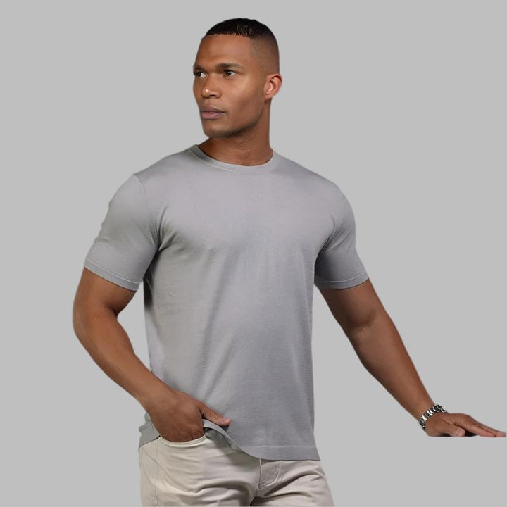 Muscle Fit Grey T-Shirt