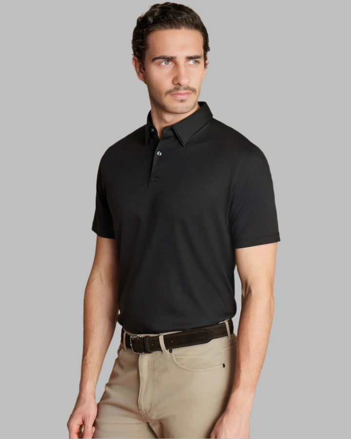 royal onyx black polo t shirt